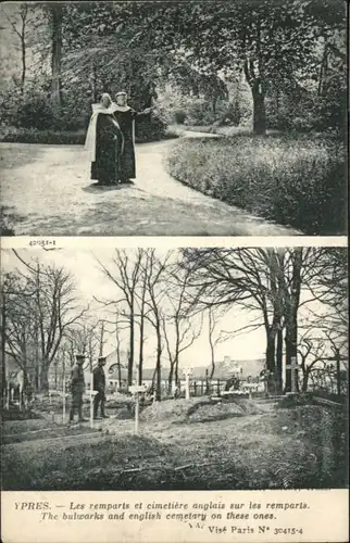 Ypres Remparts Cimetiere Anglais Friedhof *