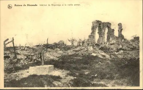 Dixmude Beguinage Ruines Zerstoerung *