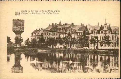 Ypres [?] Route Furnes Chateau Eau  *