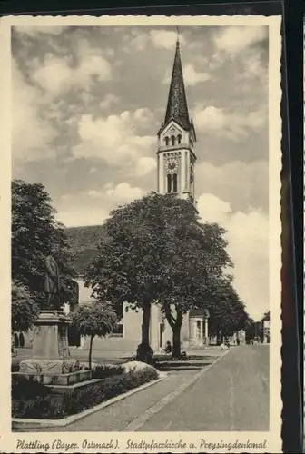 Plattling Kirche Preysing Denkmal  *
