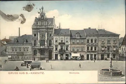 Kamnitz Marktplatz Brunnen x