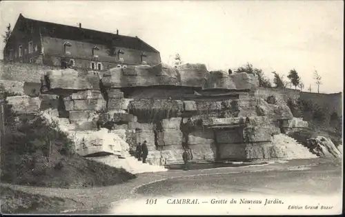 Cambrai Grotte Hoehle Nouveau Jardin *