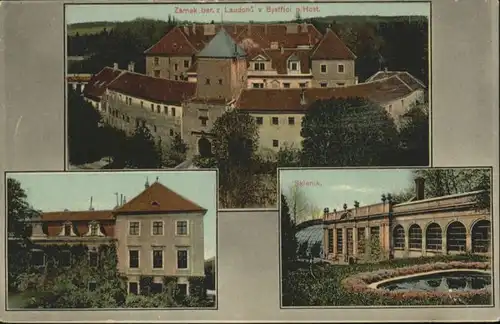 Bystrice pod Hostynem Zamek Schloss Sklenik x