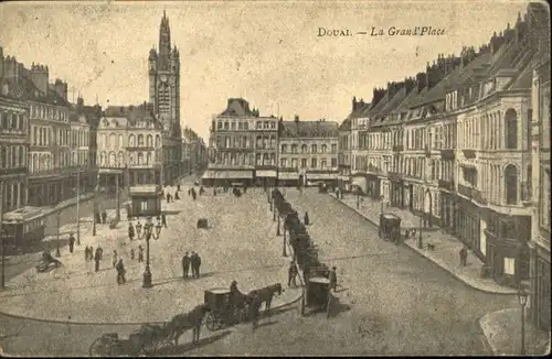 Douai Strassenbahn Grand Place x