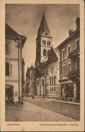 Munster Haut Rhin Elsass Muenster Elsass Protestantischer Tempel * / Munster /Arrond. de Colmar