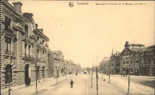 Cambrai Boulevard Faldherbe Banque France *