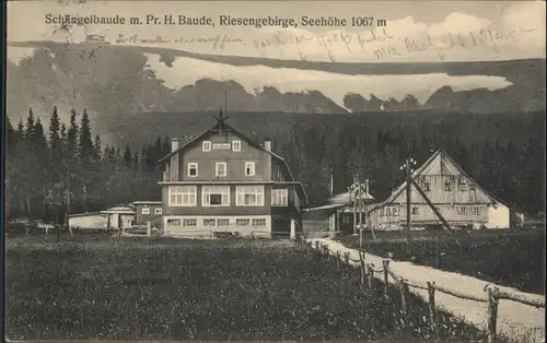 Schlingelbaude Prinz-Heinrich-Baude Riesengebirge x