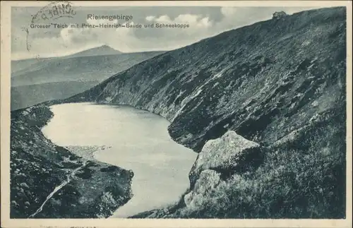 Prinz-Heinrich-Baude Grosser Teich Schneekoppe Riesengebirge x