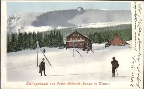 Schlingelbaude Prinz Heinrich-Baude Riesengebirge  *