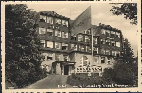 Brueckenberg Riesengebirge Wang Hotel Sanssouci x