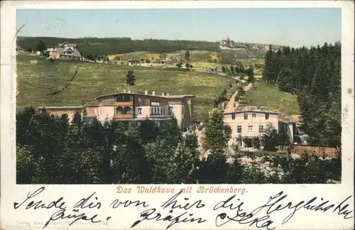 Brueckenberg Riesengebirge Waldhaus x