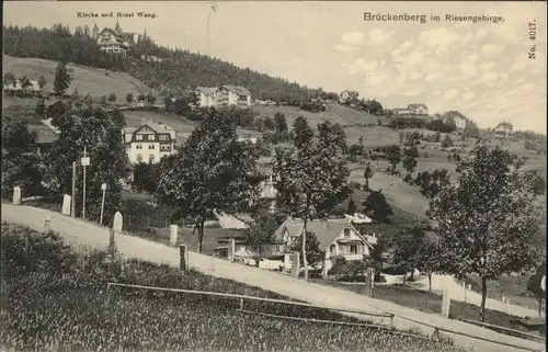 Brueckenberg Riesengebirge Kirche Hotel Wang *