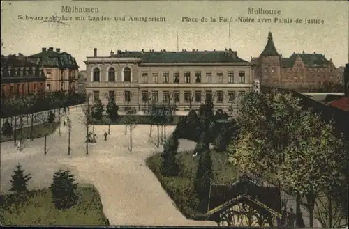 Muelhausen Elsass Schwarzwaldplatz Amtsgericht x
