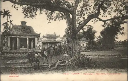 Haiphong Tonkin Pagodons Route Circulaie *