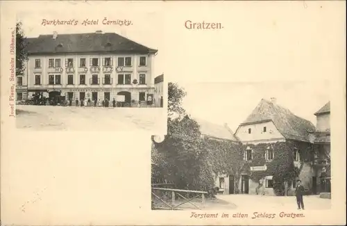 Gratzen Burkhardts Hotel Cernitzky Forstamt Schloss x