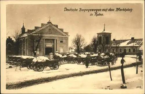 Kolno Bagagewagen Marktplatz  *