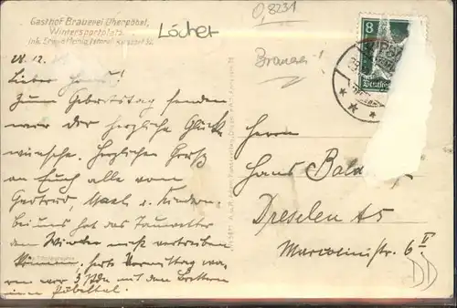 Altenberg Erzgebirge Brauerei Oberpoebel