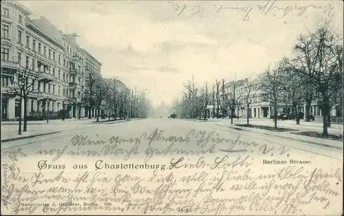 Charlottenburg Berliner Strasse / Berlin /Berlin Stadtkreis