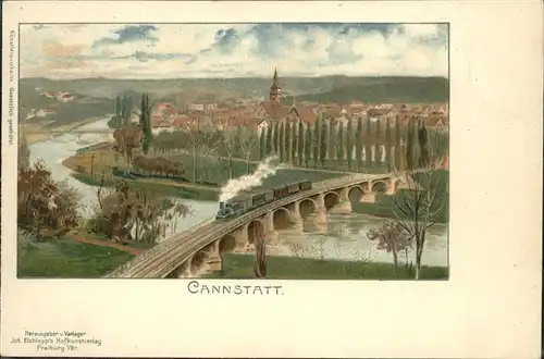 Stuttgart Cannstatt Bruecke Zug 