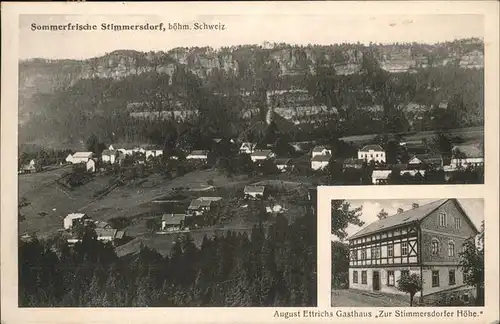 Stimmersdorf August Ettrichs Gasthaus 