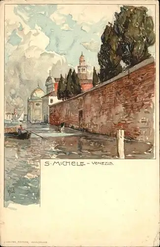San Michele Venezia Aquarell
Hafen