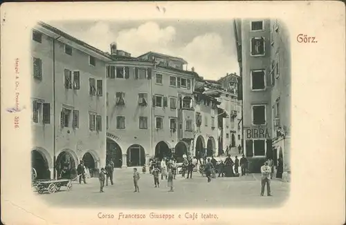 Goerz Gorizia Corso Francesco Giuseppe Cafe Teatro /  /Gorizia