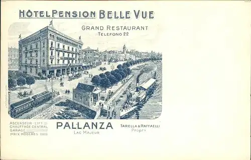Pallanza Italien Hotel pension Belle Vue Kat. 
