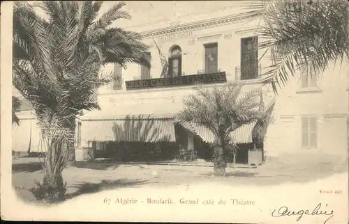 Boufarik Algerie Grand cafe du Theatre