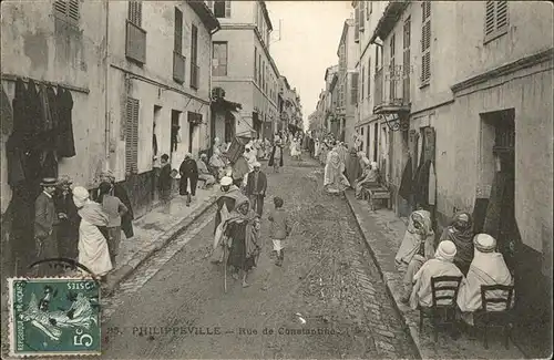 Philippeville Algerien Rue de Constantine