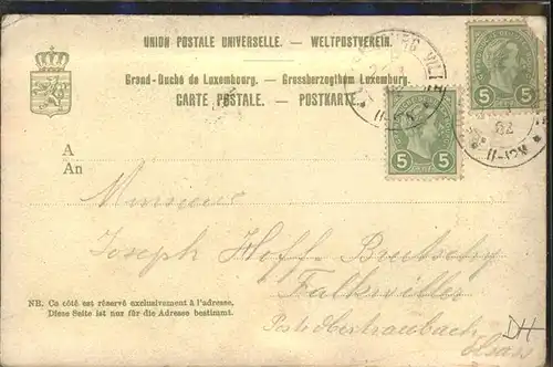 Luxemburg Luxembourg heil. Geist, Denkmal Wilhelm II., Madonna / Luxemburg /