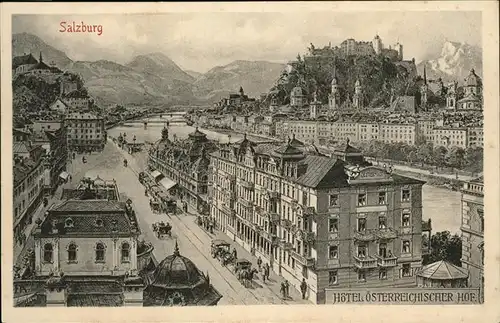 Salzburg Oesterreich Blick auf Salzburg Kat. Salzburg