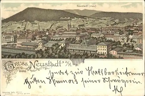 Neustadt Haardt Pfalz Kat. Neustadt an der Weinstrasse