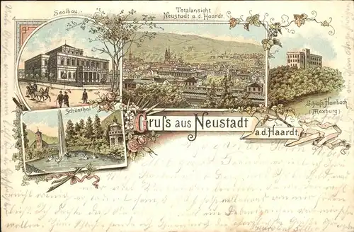 Neustadt Haardt Saalbau Schoenthal Schloss Hambach Maxburg Kat. Neustadt an der Weinstrasse