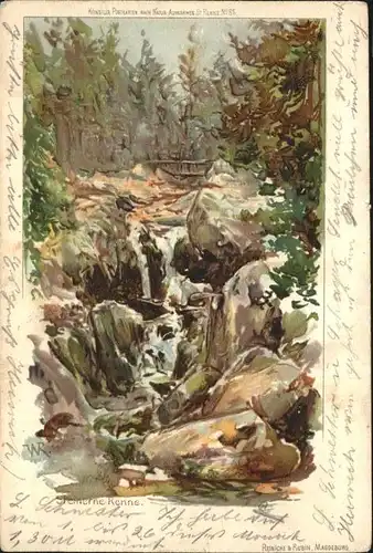 Wernigerode Hasserode Wasserfall i.d.Steinerne Renne