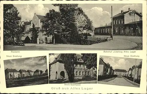 Jueterbog-Altes Lager Bahnhof Postamt Kreissparkasse / Jueterbog /Teltow-Flaeming LKR