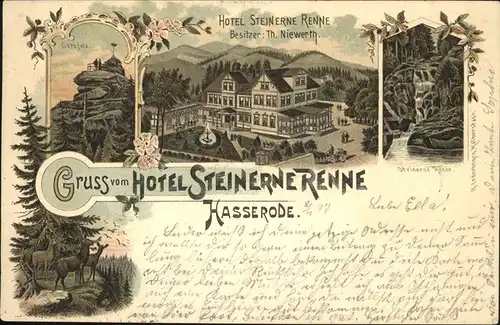 Wernigerode Hasserode Hotel Steinerne Renne