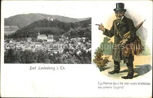 Bad Leutenberg Spruch Zylinder Wanderer / Leutenberg /Saalfeld-Rudolstadt LKR