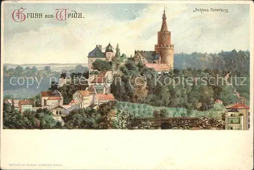 Weida Riesa Schloss Osterburg Kat. Riesa