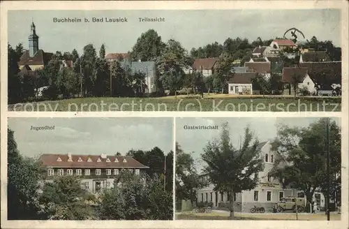 Buchheim Bad Lausick Teilansicht Jugendhof Gastwirtschaft Kat. Bad Lausick