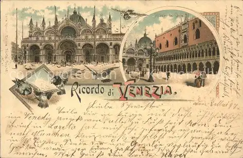 Venezia Venedig San Marco u.Palazzo del Doge Kat. 