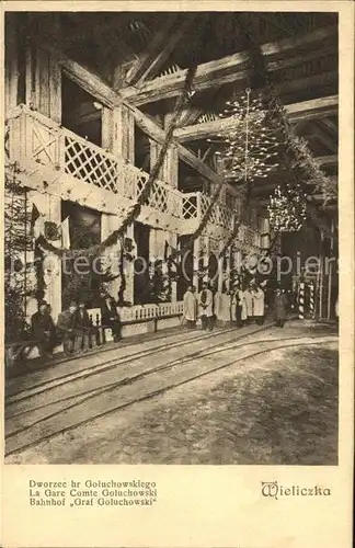 Wieliczka Wielicki Kleinpolen Bahnhof Graf Goluchowski Kat. Polen