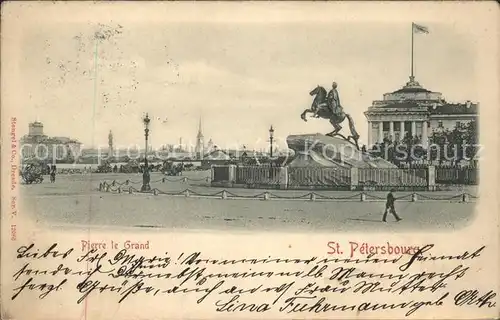 St Petersbourg St Petersburg Pierre le Grand /  /