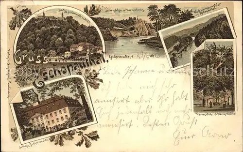 Zschopautal Schloss Lichtenwalde mit Muehle Kat. Zschopau