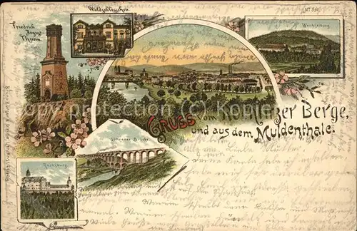 Muldenthal mit Wechselburg u.Rochsburg Kat. Wechselburg