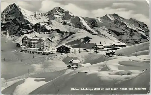 Kleine Scheidegg Wengen Kleine Scheidegg Eiger Moench Jungfrau x / Scheidegg, Kleine /Rg. Wengen