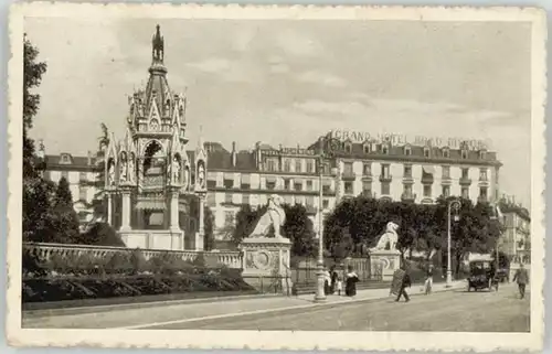 Genf GE Genf Monument Brunschwig * / Genf /Bz. Geneve City