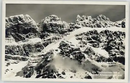 Urnerboden Urnerboden Teufelsstoecke Klausenstrasse * / Urnerboden /Bz. Uri