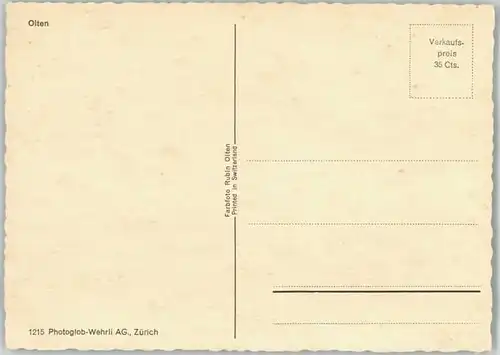 Olten Olten  * / Olten /Bz. Olten