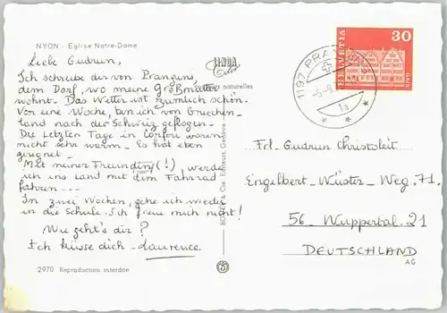 Nyon VD Nyon  x / Nyon /Bz. Nyon