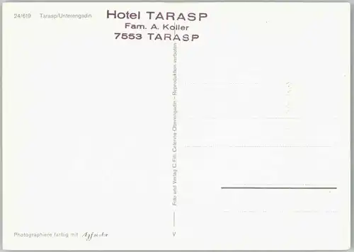 Tarasp Tarasp  * / Tarasp /Bz. Inn